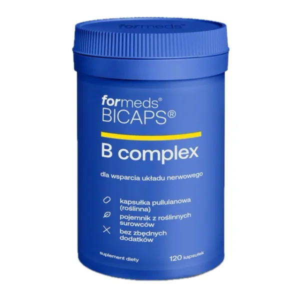 ForMeds BICAPS B Complex, dla wsparcia układu nerwowego, 120 kapsułek