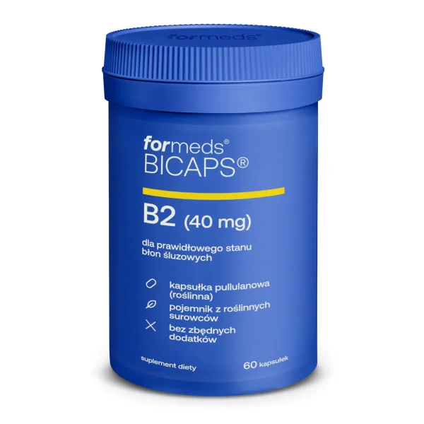 ForMeds BICAPS B2, dla prawidłowego funkcjonowania układu nerwowego, 60 kapsułek