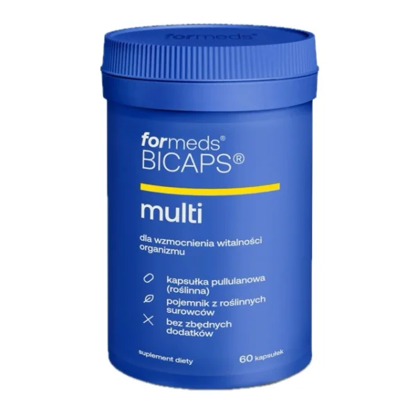ForMeds BICAPS Multi, kompleks witamin i składników odżywczych, 60 kapsułek
