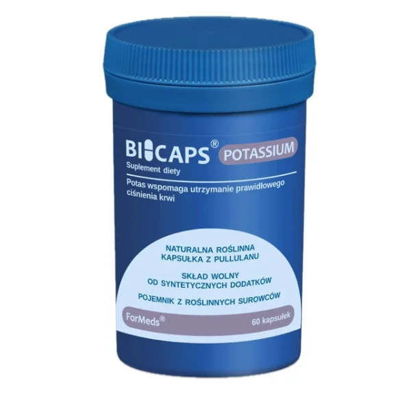 ForMeds BICAPS Potassium, cytrynian potasu 1000 mg, 60 kapsułek