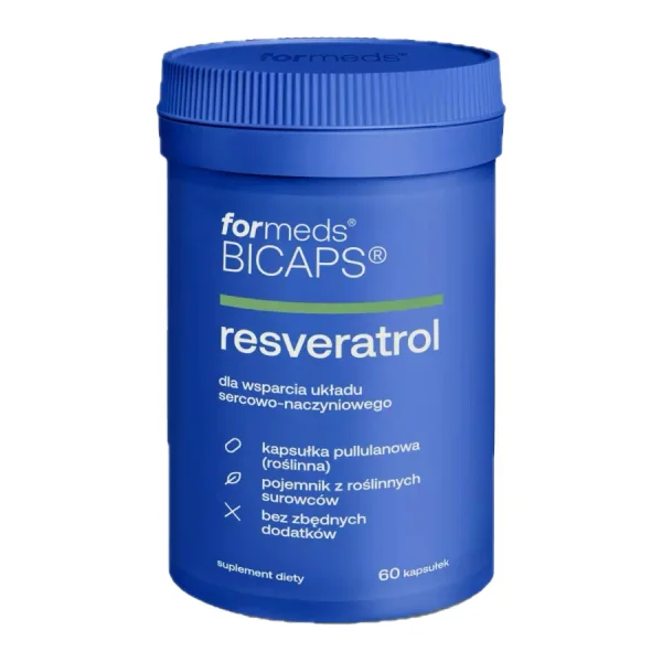 ForMeds BICAPS Resveratrol z witaminą C, 60 kapsułek