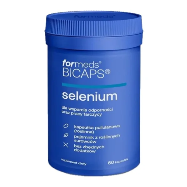ForMeds BICAPS Selenium, 300 μg selenu w formie l-selenometioniny, 60 kapsułek