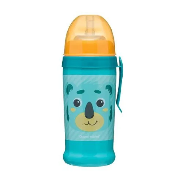 Canpol Babies Bidon niekapek z rurką, Hello Little Koala 12m+, 56/510, 350 ml