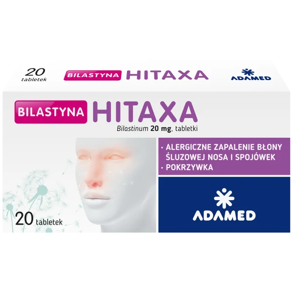 Bilastyna Hitaxa 20 mg, 20 tabletek