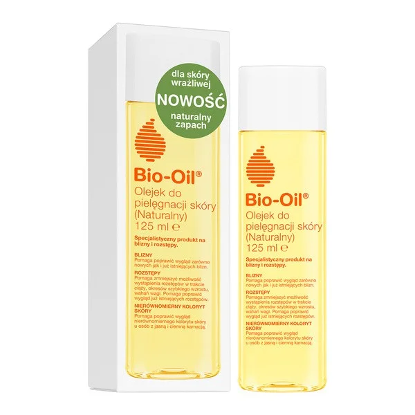 Bio-Oil, naturalny olejek do pielęgnacji skóry, na blizny i rozstępy, 125 ml