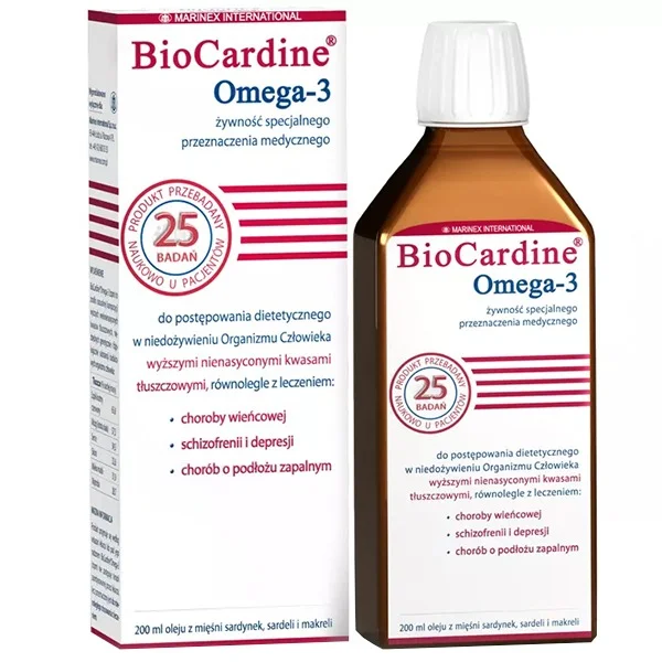 BioCardine Omega-3, 200 ml