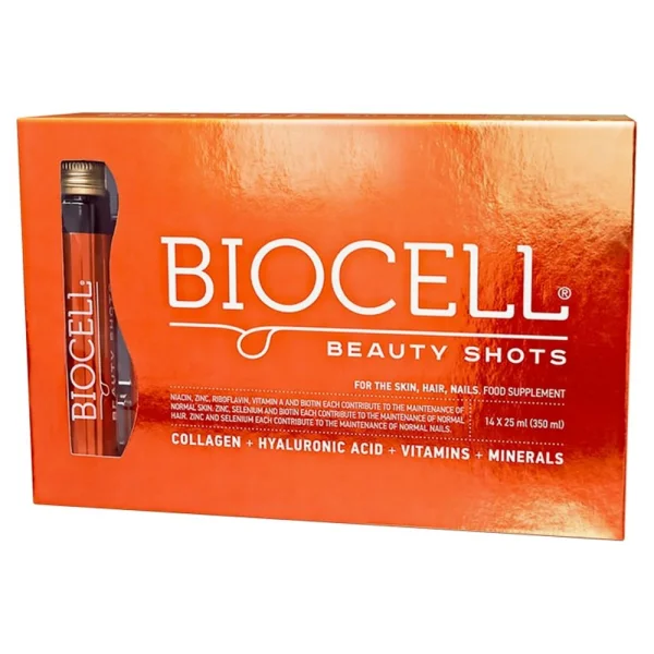 Biocell Beauty Shots, płyn, 25 ml x 14 fiolek