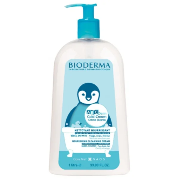 Bioderma ABCDerm Cold Cream, emulsja do mycia, 1000 ml