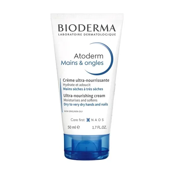 Bioderma Atoderm, krem do rąk i paznokci, ultraodżywczy, 50 ml