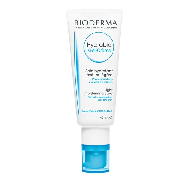 Bioderma Hydrabio Gel-Creme, wygładzający krem do twarzy o lekkiej konsystencji, 40 ml