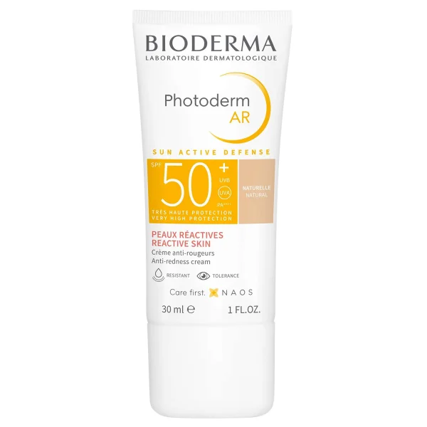 Bioderma Photoderm AR, ochronny krem tonujący, skóra wrażliwa z tendencją do zaczerwienień, SPF 50+, 30 ml
