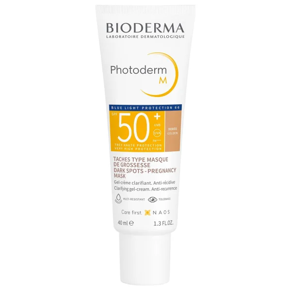 Bioderma Photoderm M, ochronny krem do skóry z tendencją do przebarwień, ciemny, SPF 50+, 40 ml
