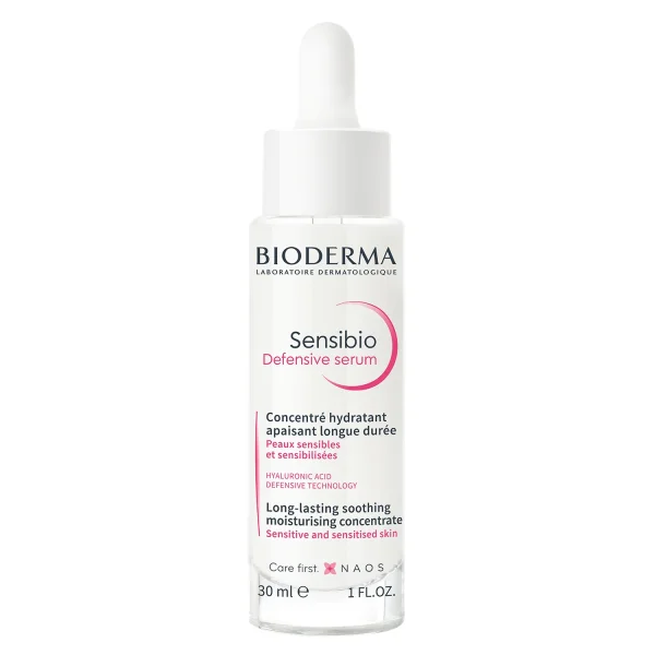 Bioderma Sensibio Defensive, łagodzące serum nawilżające do twarzy, skóra wrażliwa, 30 ml