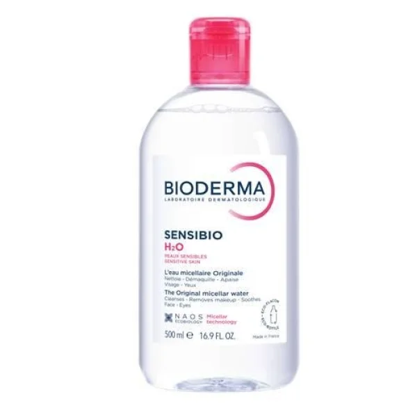 Bioderma Sensibio H2O, woda micelarna, skóra wrażliwa, 500 ml