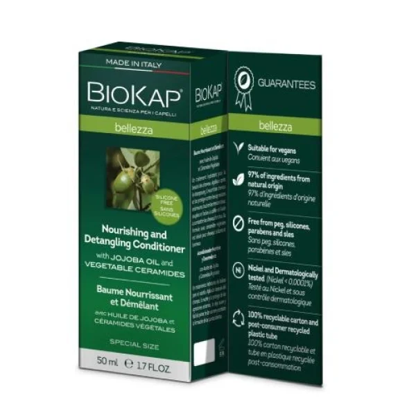 Biokap Bellezza, odżywka głęboko nawilżająca do włosów, 50 ml