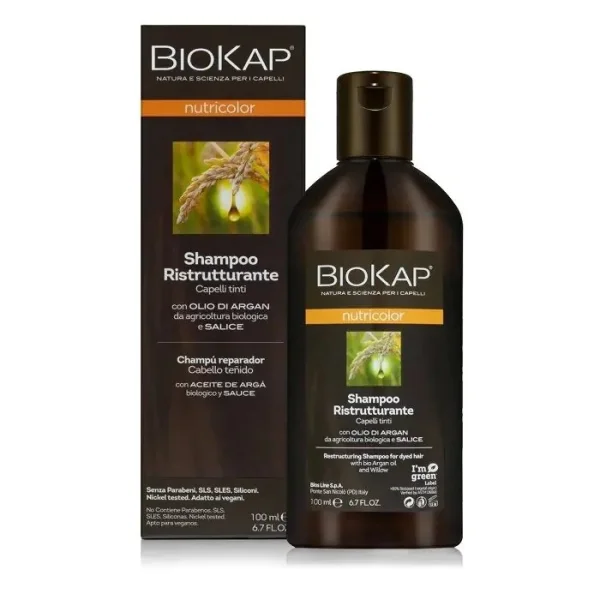 Biokap Nutricolor, szampon odbudowujący, 100 ml  