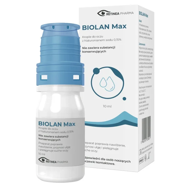 Biolan Max, krople do oczu, 10 ml