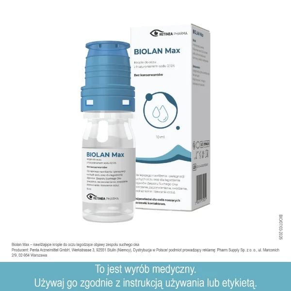 Biolan Max, krople do oczu, 10 ml