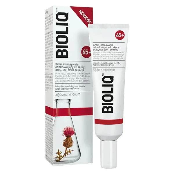 Bioliq 65 , krem intensywnie odbudowujący do skóry oczu, ust, szyi i dekoltu, 30 ml