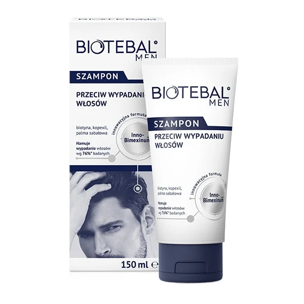 Biotebal Men, szampon przeciw wypadaniu włosów, 150 ml