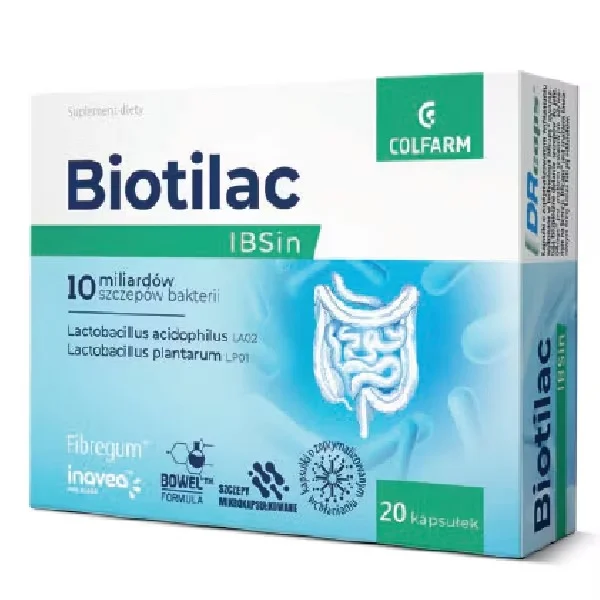 Biotilac IBSin, 20 kapsułek