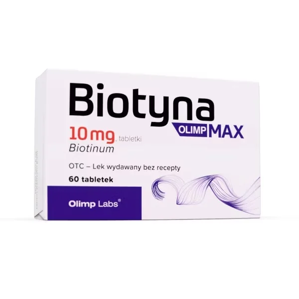 Biotyna Olimp Max 10 mg, 60 tabletek