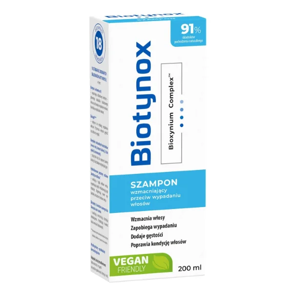 Biotynox, szampon wzmacniający przeciw wypadaniu włosów, 200 ml
