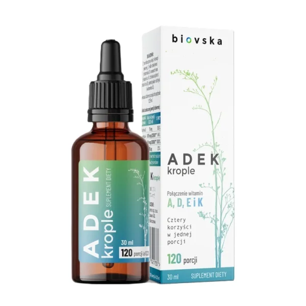 Biovska ADEK krople, 30 ml