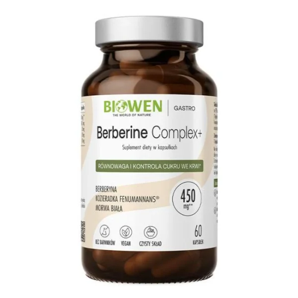 Biowen Berberine Complex+, 60 kapsułek