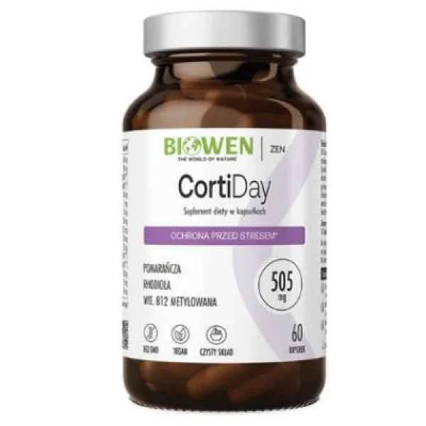 Biowen Cortiday, kortyzol dzień, 60 kapsułek
