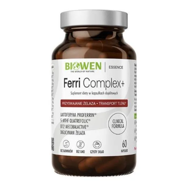 Biowen Ferri Complex+, 60 kapsułek