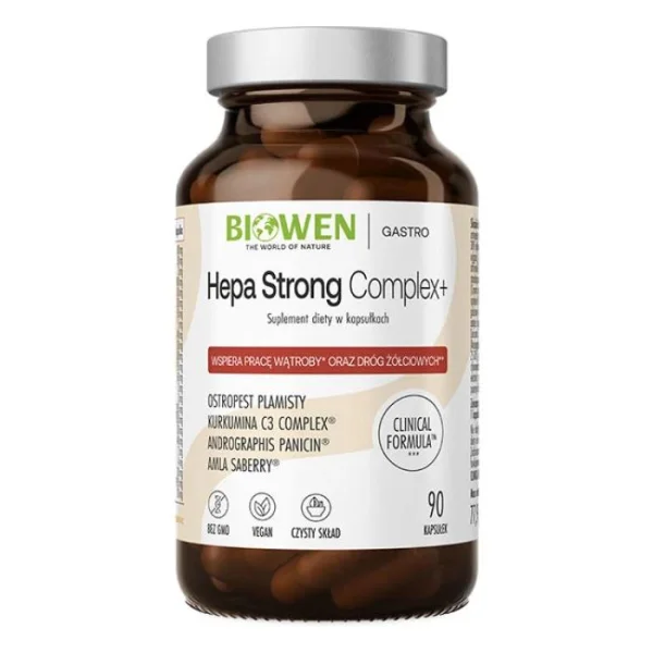 Biowen Hepa Strong Complex+, 90 kapsułek