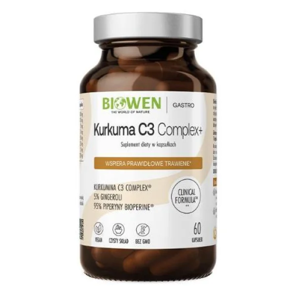 Biowen Kurkuma C3 Complex+, 60 kapsułek
