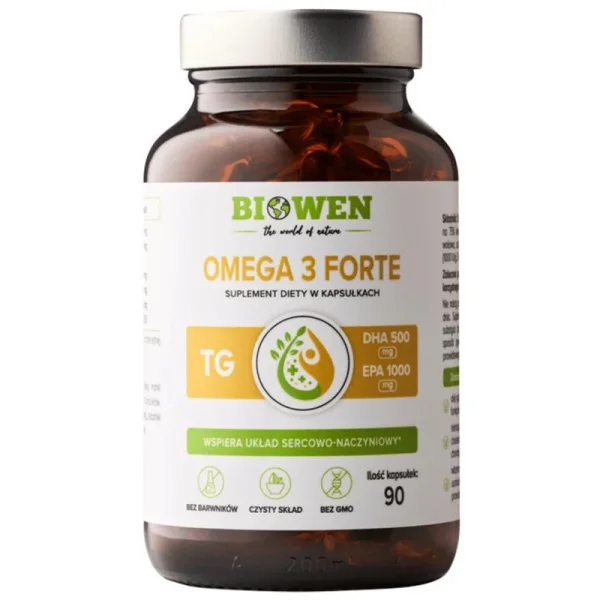 Biowen Omega 3 Forte, 90 kapsułek