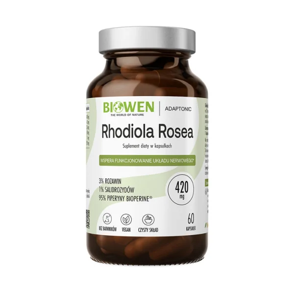 Biowen Rhodiola Rosea, 60 kapsułek