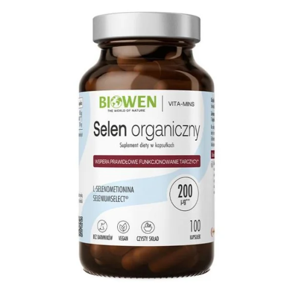 Biowen Selen organiczny, 100 kapsułek