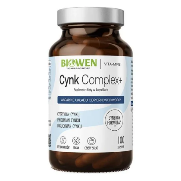 Biowen Cynk Complex+, 100 kapsułek