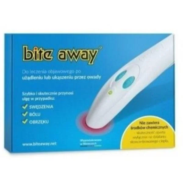Bite Away, urządzenie łagodzące ból po ukąszeniach i użądleniach, 1 sztuka