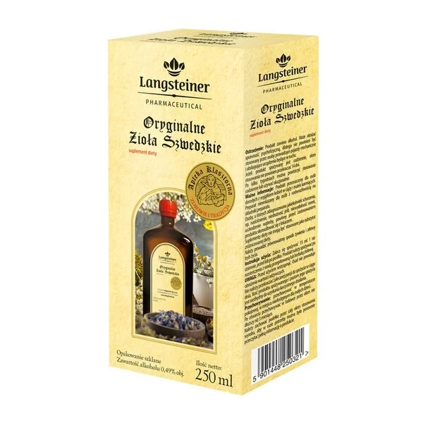 Langsteiner Oryginalne zioła szwedzkie, 250 ml