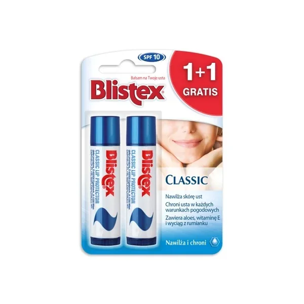Blistex Classic, balsam do ust, 1+1 gratis