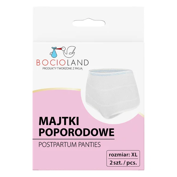 Bocioland, majtki poporodowe, siateczkowe, rozmiar XL, 2 sztuki