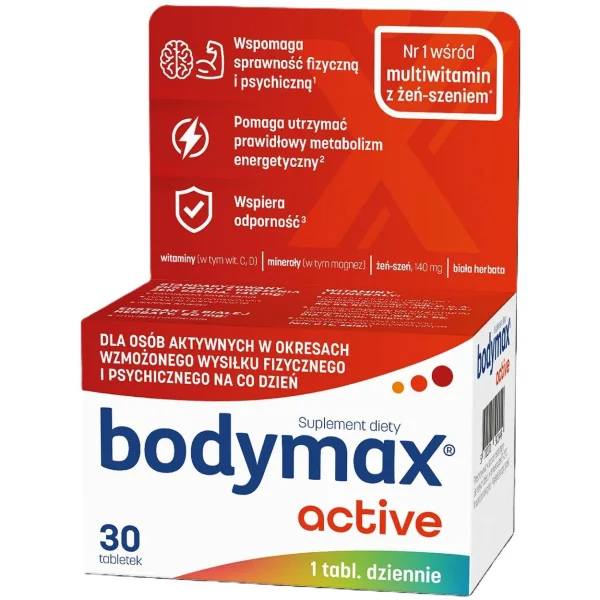 Bodymax Active, 30 tabletek