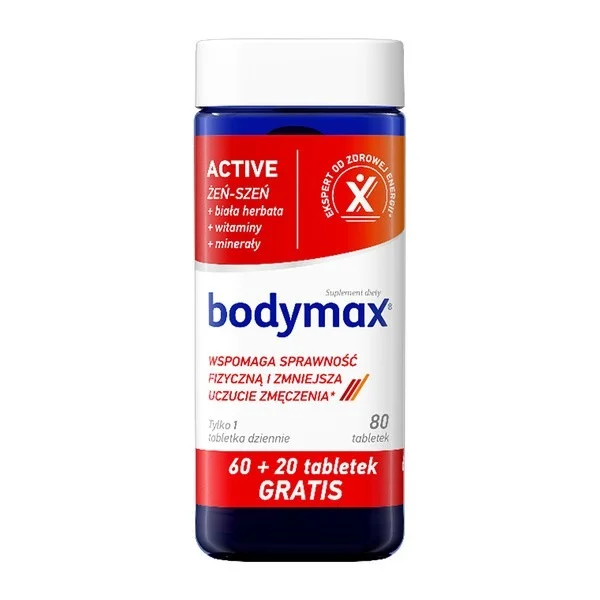 Bodymax Active, 60 tabetek + 20 tabletek gratis