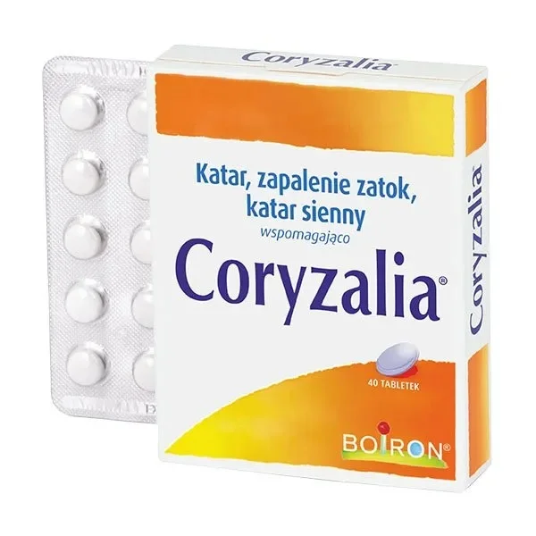 Boiron Coryzalia, 40 tabletek drażowanych