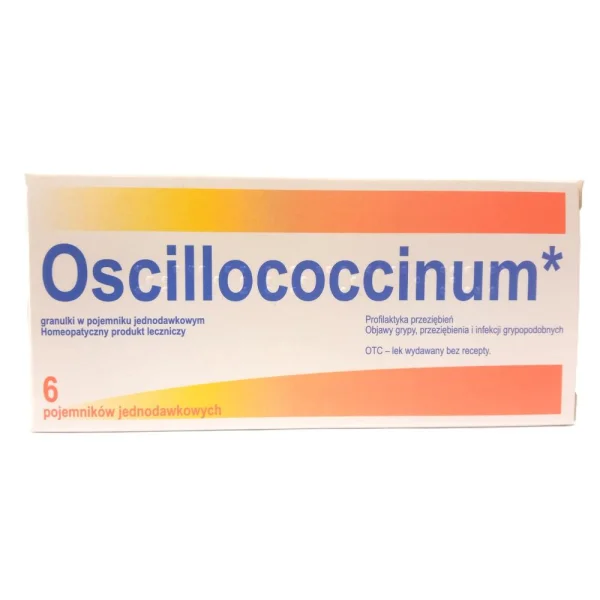 Boiron Oscillococcinum, granulki, 1 g x 6 dawek (import równoległy Medezin)