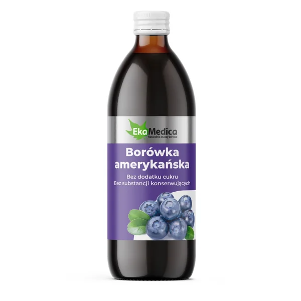 EkaMedica Borówka Amerykańska, sok, 500 ml