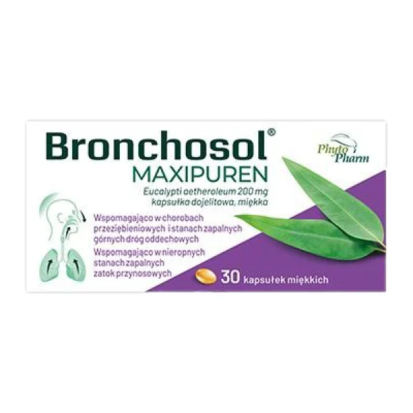 Bronchosol Maxipuren, 30 kapsułek miękkich