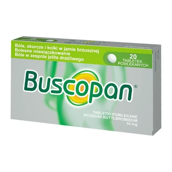 Buscopan 10 mg, 20 tabletek