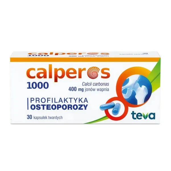 Calperos 1000 400 mg, 30 kapsułek twardych