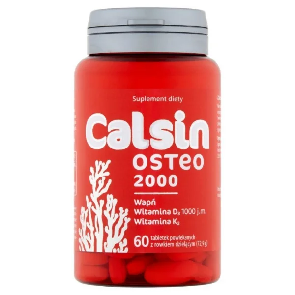 Calsin Osteo 2000, 60 tabletek powlekanych